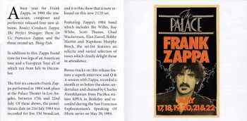 2CD Frank Zappa: At The Palace (L A Broadcast 1984)