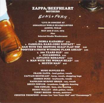 CD Captain Beefheart: Bongo Fury