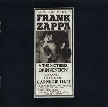 3CD Frank Zappa: Carnegie Hall