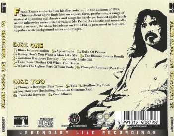 2CD Frank Zappa: Live Vancouver 75