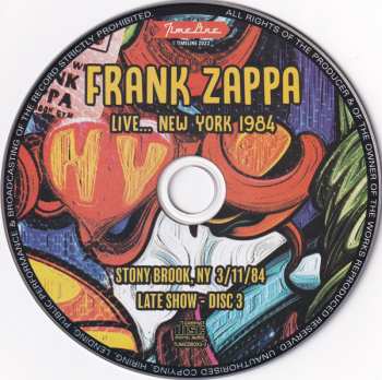 4CD/Box Set Frank Zappa: Live... New York 1984