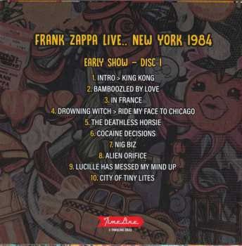 4CD/Box Set Frank Zappa: Live... New York 1984