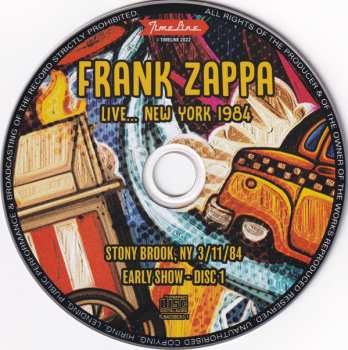 4CD/Box Set Frank Zappa: Live... New York 1984