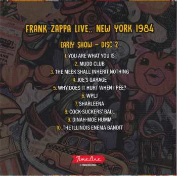 4CD/Box Set Frank Zappa: Live... New York 1984