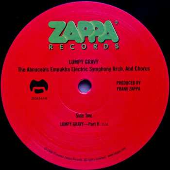 LP Frank Zappa: Lumpy Gravy