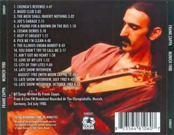 CD Frank Zappa: Munich 1980