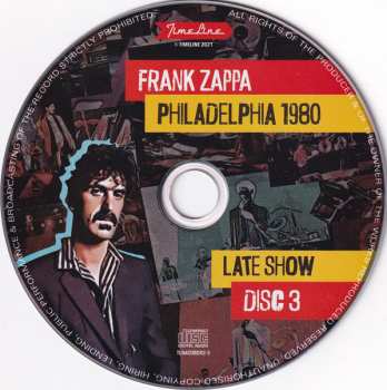 4CD/Box Set Frank Zappa: Philadelphia 1980