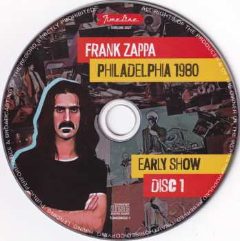 4CD/Box Set Frank Zappa: Philadelphia 1980