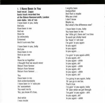 CD Frank Zappa: Sheik Yerbouti