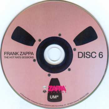 6CD/Box Set Frank Zappa: The Hot Rats Sessions DLX | LTD