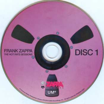6CD/Box Set Frank Zappa: The Hot Rats Sessions DLX | LTD