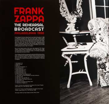 2LP Frank Zappa: The Rehearsal Broadcast Philadelphia 1988