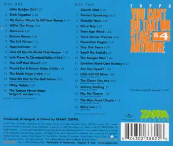 2CD Frank Zappa: You Can't Do That On Stage Anymore Vol. 4