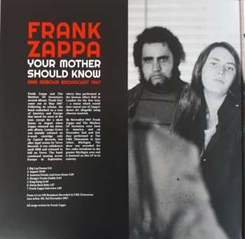 LP Frank Zappa: Your Mother Should Know (Ann Arbour Broadcast 1967) 