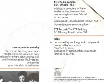 SP Frankie Goes To Hollywood: Relax