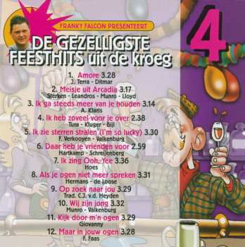 CD Franky Falcon: Franky Falcon Presenteert De Gezelligste Feesthits Uit De Kroeg 4