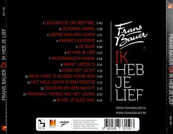 CD Frans Bauer: Ik Heb Je Lief