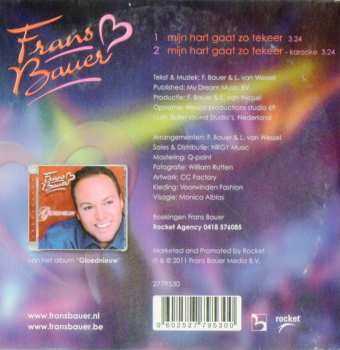 CD Frans Bauer: Mijn Hart Gaat Zo Tekeer