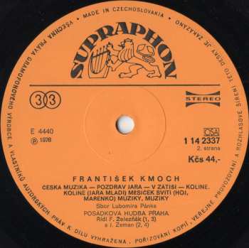 LP František Kmoch: František Kmoch