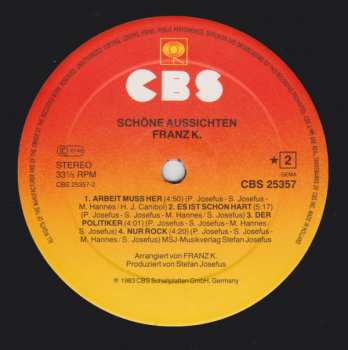 LP Franz K.: Schöne Aussichten