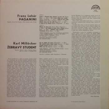 LP Carl Millöcker: Paganini / Žebravý Student