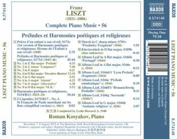 CD Franz Liszt: Complete Piano Music • 56