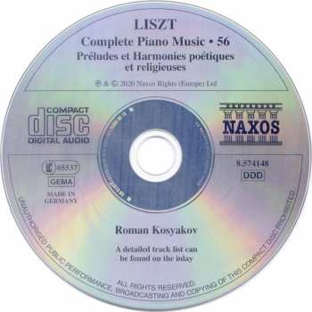 CD Franz Liszt: Complete Piano Music • 56