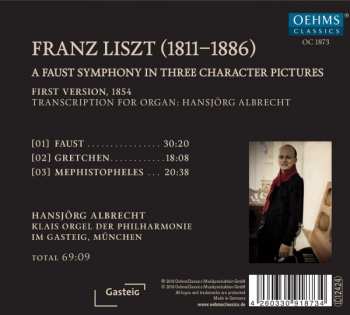 CD Franz Liszt: Faust - Symphonie Transcription For Organ