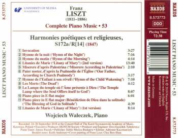 CD Franz Liszt: Harmonies Poétiques Et Religieuses