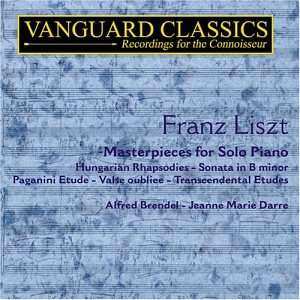 CD Franz Liszt: Klavierwerke "masterpieces For Solo Piano" Vol.1