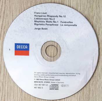 9CD/Box Set Franz Liszt: Piano Works = Œuvres Pour Piano = Klavierwerke