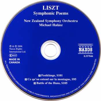 CD Franz Liszt: Symphonic Poems
