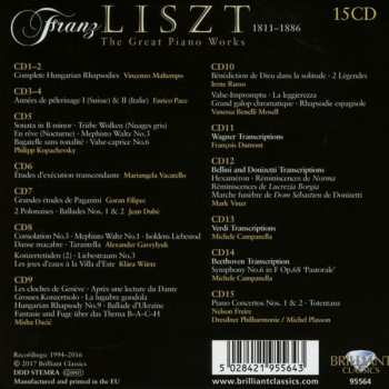 15CD/Box Set Franz Liszt: The Great Piano Works