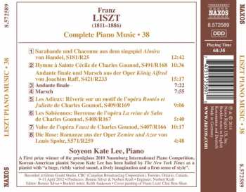 CD Franz Liszt: Transcriptions And Arrangements Of Works By Gounod • Handel • Spohr • Raff