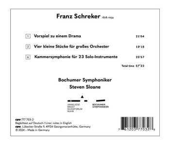 CD Bochumer Symphoniker: Complete Orchestral Works Vol. 2