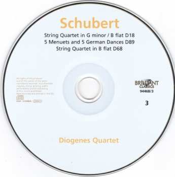 7CD/Box Set Franz Schubert: Complete String Quartets