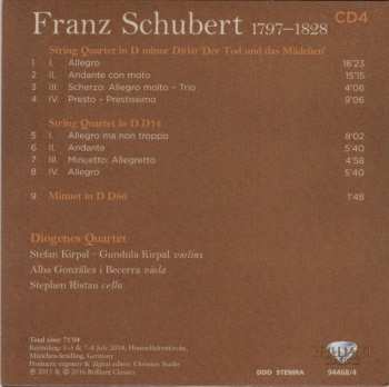 7CD/Box Set Franz Schubert: Complete String Quartets