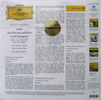 LP Franz Schubert: Sonate Für Violoncello Und Klavier a-moll (Arpeggione)