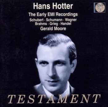 CD Franz Schubert: Hans Hotter - The Early Emi Recordings