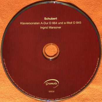 CD Franz Schubert: Klaviersonaten A-Dur D 664 und a-Moll D 845