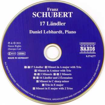 CD Franz Schubert: Ländler