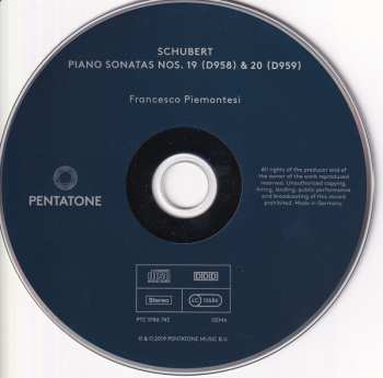 2CD Franz Schubert: Last Piano Sonatas