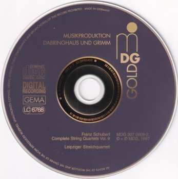 CD Franz Schubert: Complete String Quartets (String Quartet E Major D 353 / String Quartet C Major D 32 / Overture in C D 8)