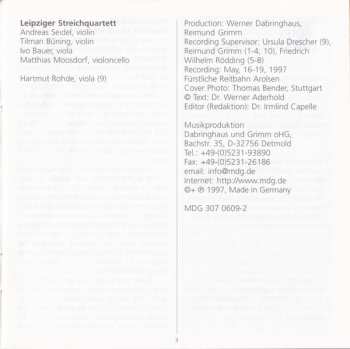 CD Franz Schubert: Complete String Quartets (String Quartet E Major D 353 / String Quartet C Major D 32 / Overture in C D 8)