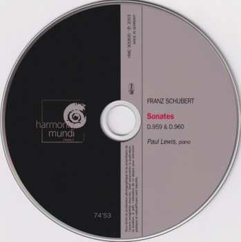 CD Franz Schubert: Les Dernières Sonates - The Last Sonatas D.959 & 960