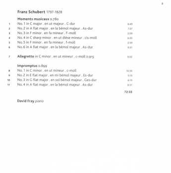 CD Franz Schubert: Moments Musicaux / Impromptus