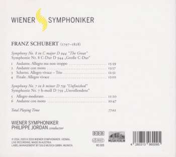 CD Franz Schubert: Symphony No. 7 "Unfinished" / Symphony No. 8 "The Great"