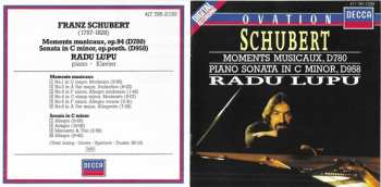CD Franz Schubert: Moments Musicaux, D780 / Piano Sonata In C Minor, D958