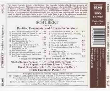 CD Franz Schubert: Rarities, Fragments, And Alternative Versions
