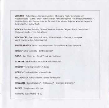 CD Franz Schubert: Sinfonie 1 / Andante Aus Sinfonie 10